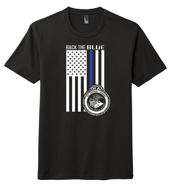 Back the Blue Vertical Flag Tee